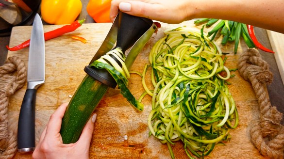 zuchini peeling